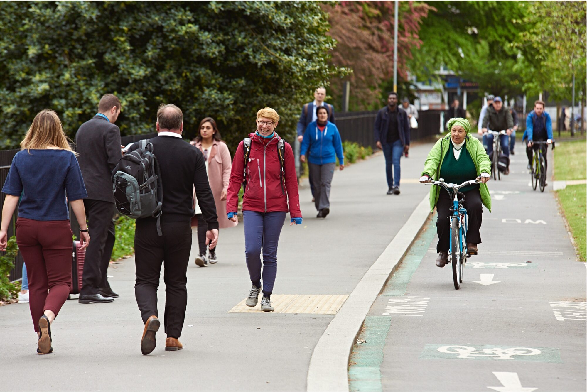 Bee Network in Manchester is promoting active travel including walking, wheeling and cycling, across the city.