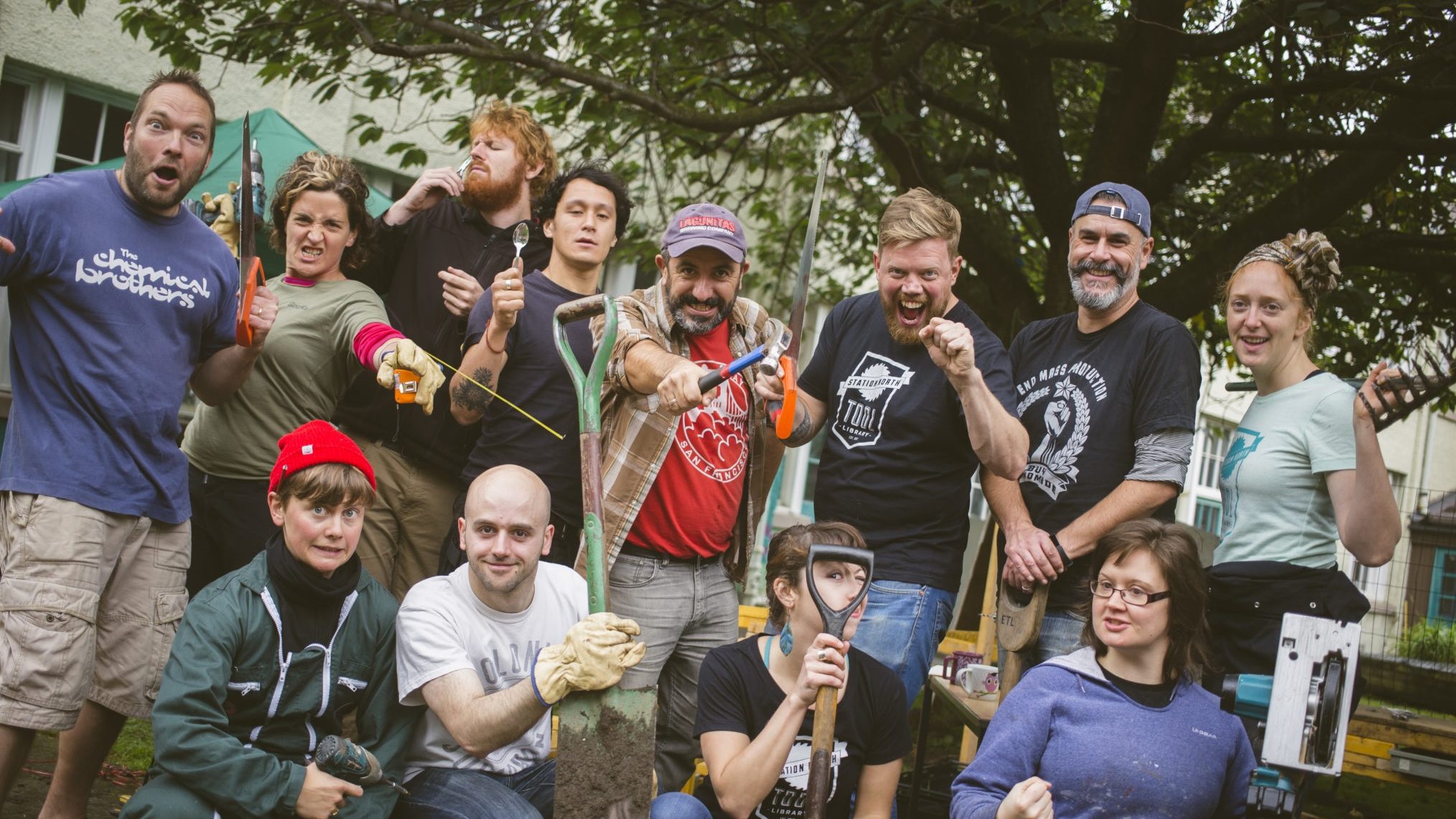 The Edinburgh Tool Library Team. A Tool Library is a kind of Library of Things and helps people to borrow and learn how to use tools.