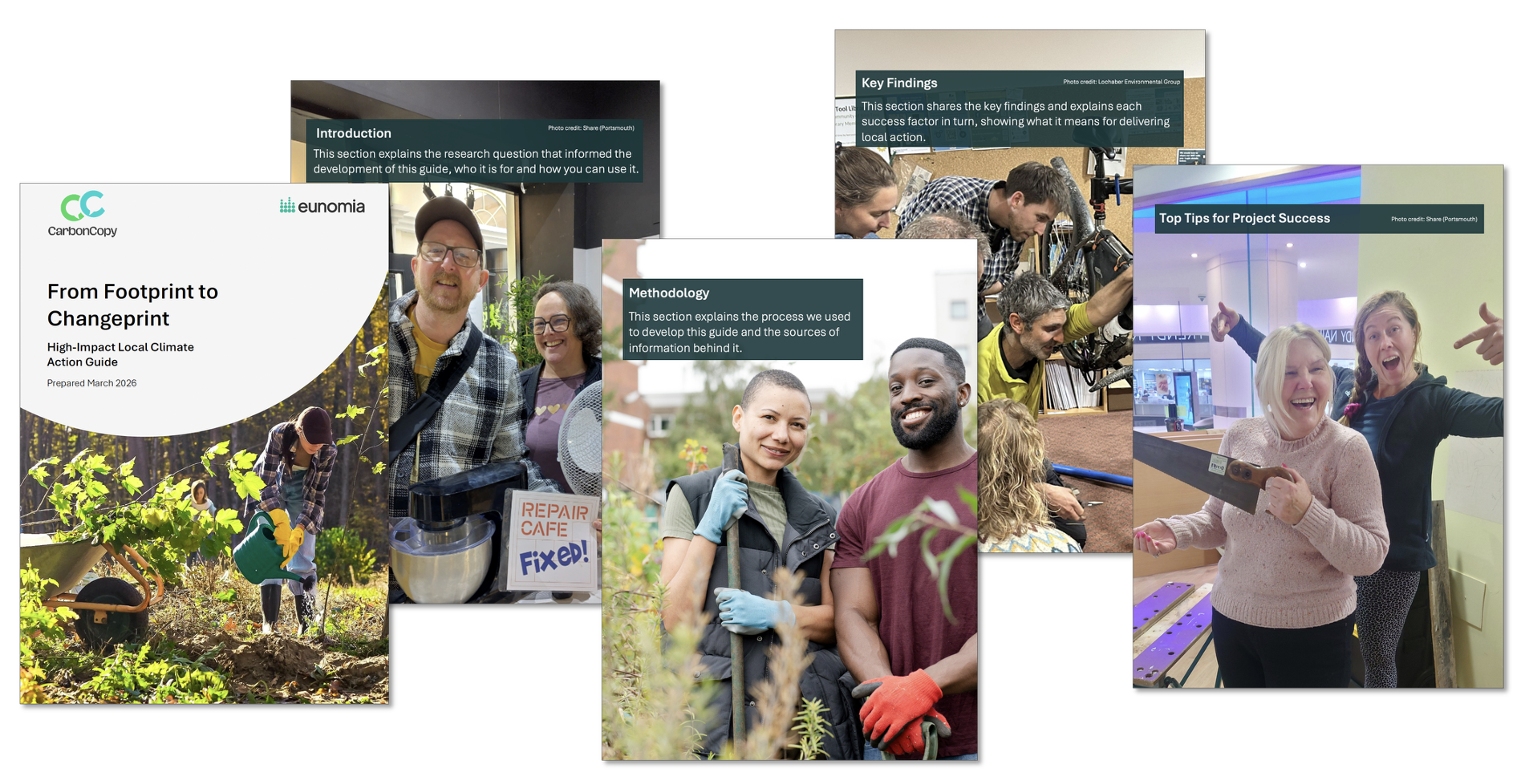 Changeprint research report section images